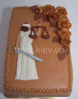 Торт для юриста (Фемида)