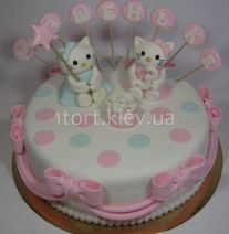 Торт Китти и Мими(Hello Kitty)