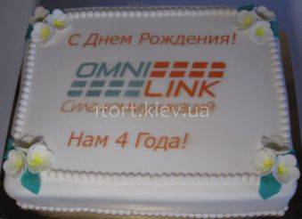 Торт для компании OMNI LINK