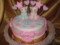 Торт Китти и Мими (Hello Kitty)