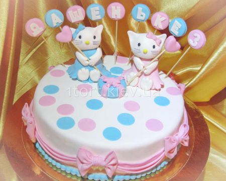 Торт Китти и Мими(Hello Kitty)