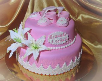 Торт для мамы и дочки
