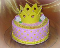 Торт с короной (маленькой принцессе)