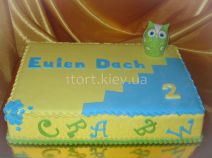 Торт для клуб-школы иностранных языков EulenDach