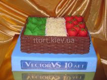 Корпоративный торт на итальянскую вечеринку