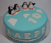  Торт Пингвины на льду